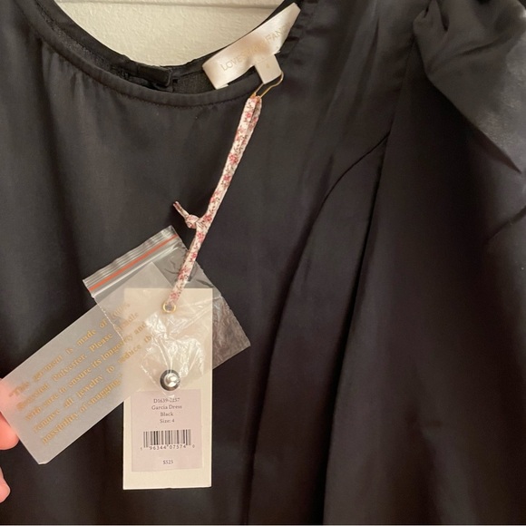 NWT $525 LoveShackFancy Garcia Mini Dress in Black Size 4 Revolve Net-A-Porter - Picture 12 of 13